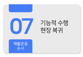 기능적 수행 현장 복귀